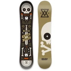 Skull Snowboard Wide